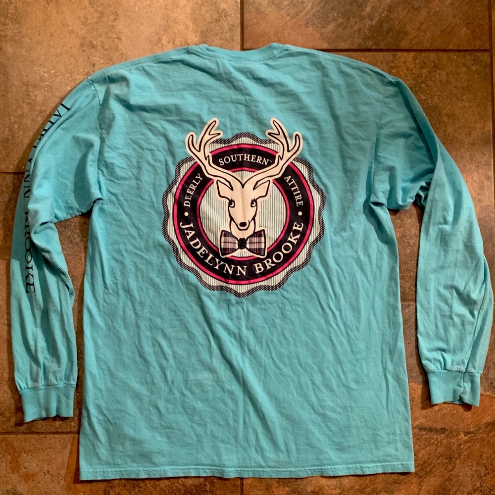 So cute! JADELYNN BROOKE Deerly Southern Long Sleeved Tee  PREPPY Southern Girl